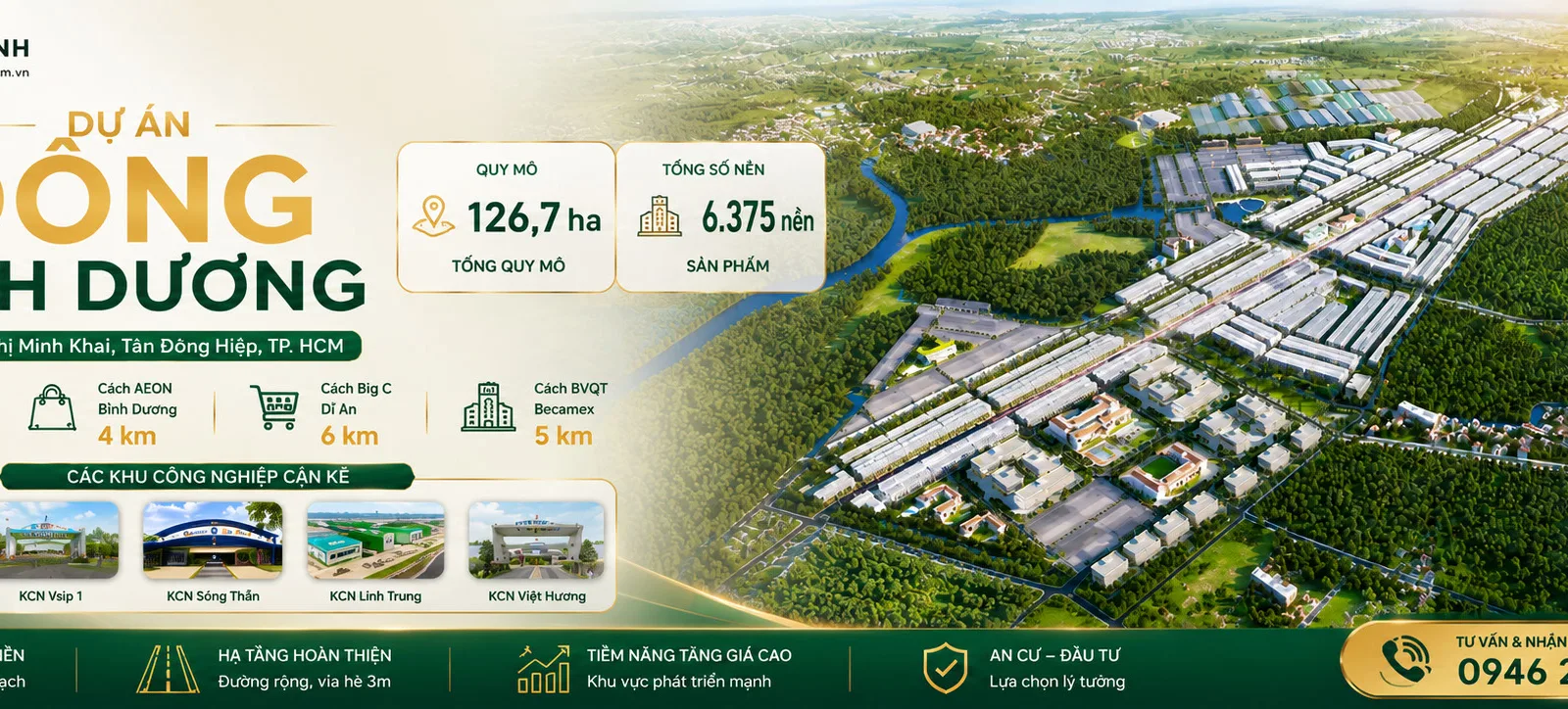 Dự án Đông Bình Dương: Quy hoạch, pháp lý và giá b