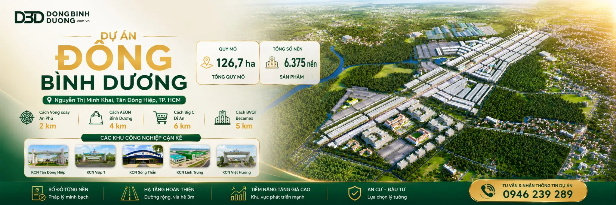 Dự án Đông Bình Dương: Quy hoạch, pháp lý và giá bán