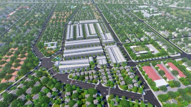Vị trí The Sun City gần đường Phan Đình Giót An Phú