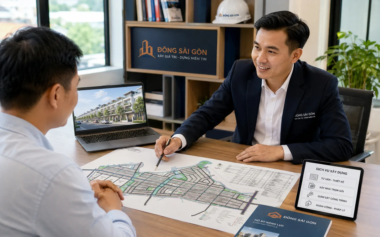 Hồ sơ thiết kế và xây dựng nhà tại dự án Đông Bình Dương